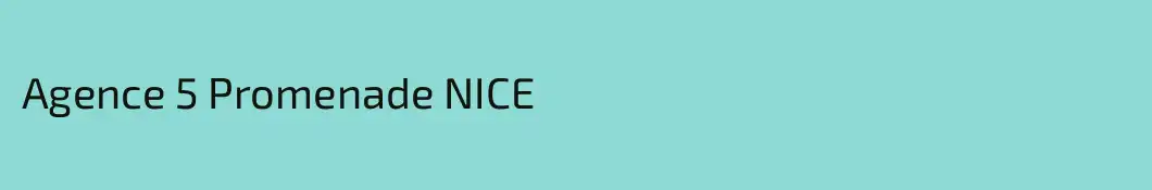 Agence 5 Promenade NICE